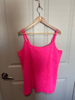 torrid active  Hot Pink Spaghetti-Strap workout top